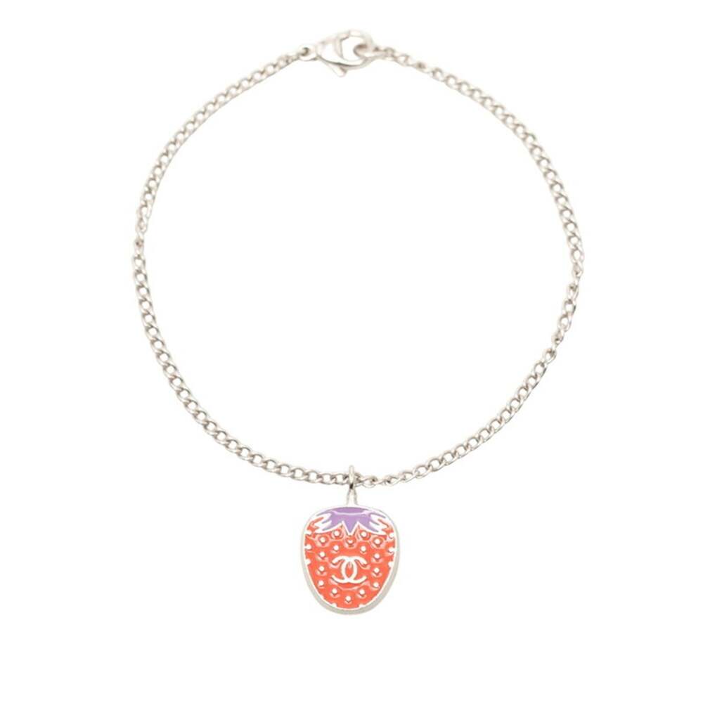 Chanel Cc Logo Chain Bracelet Silver- #287779C61B